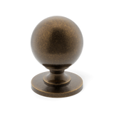 Armac Martin Cotswold Cabinet Knob, ball style – Dark antique brass