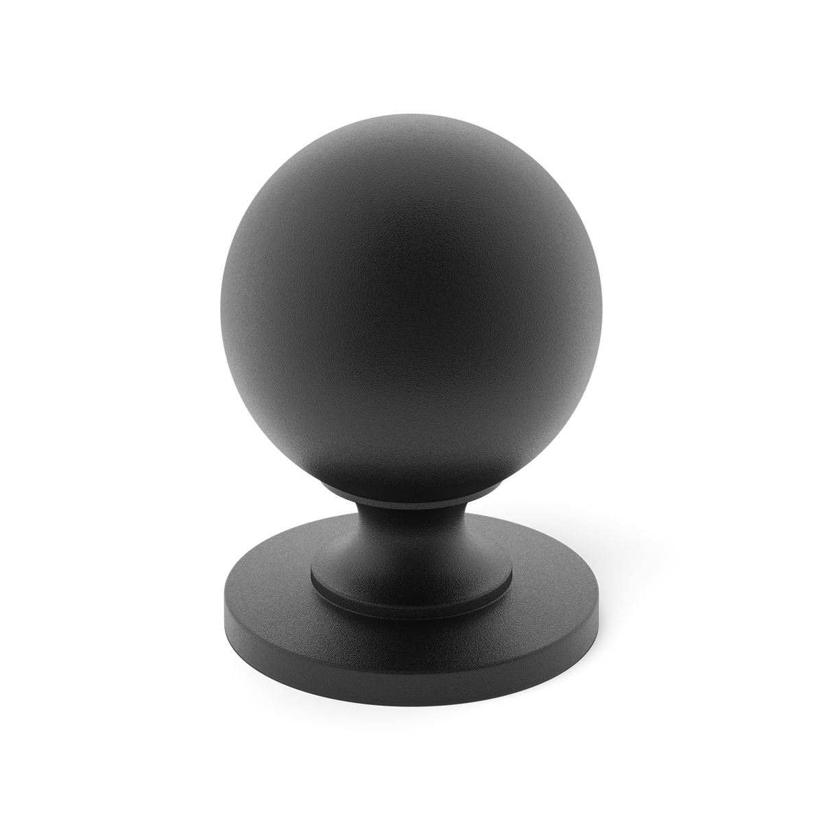 Armac Martin Cotswold Cabinet Knob, ball style – Matt black lacquer