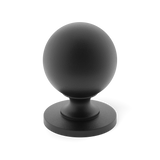 Armac Martin Cotswold Cabinet Knob, ball style – Matt black lacquer
