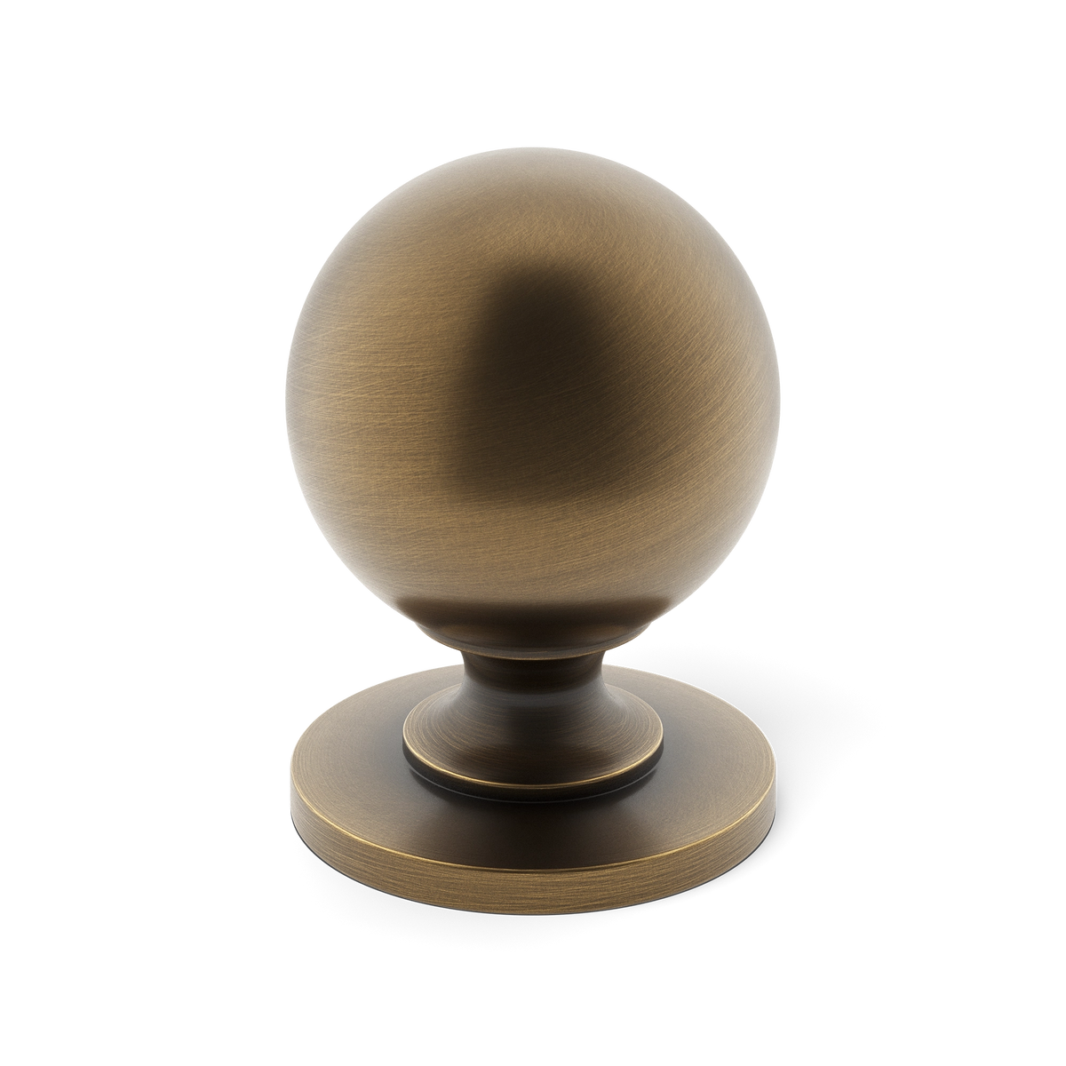 Armac Martin Cotswold Cabinet Knob, ball style – Satin antique, satin lacquer