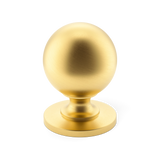Armac Martin Cotswold Cabinet Knob, ball style – Satin brass, lacquered