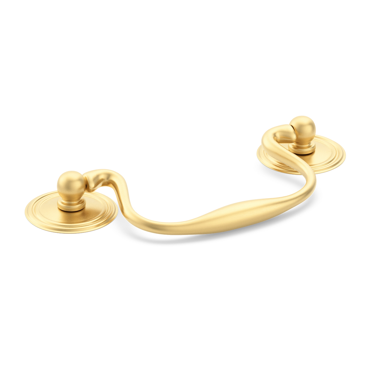 Armac Martin Cotswold Cabinet Handle – Satin Brass, unlacquered