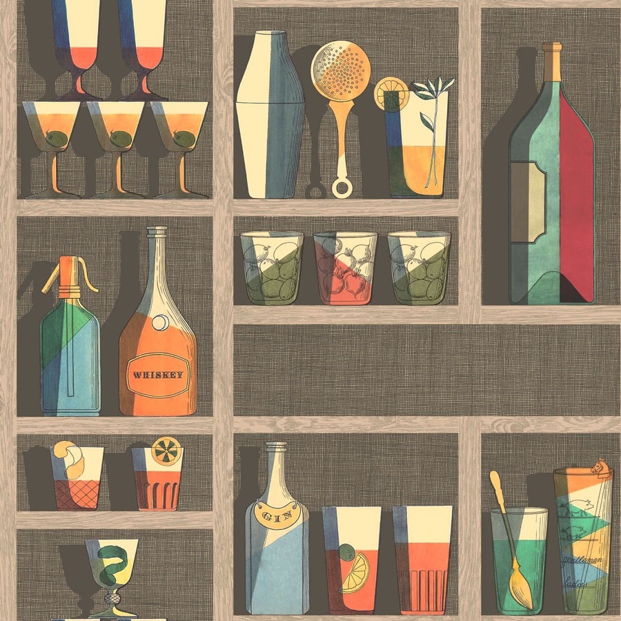 Cocktails 43 — Cole & Son -tapettinäyte