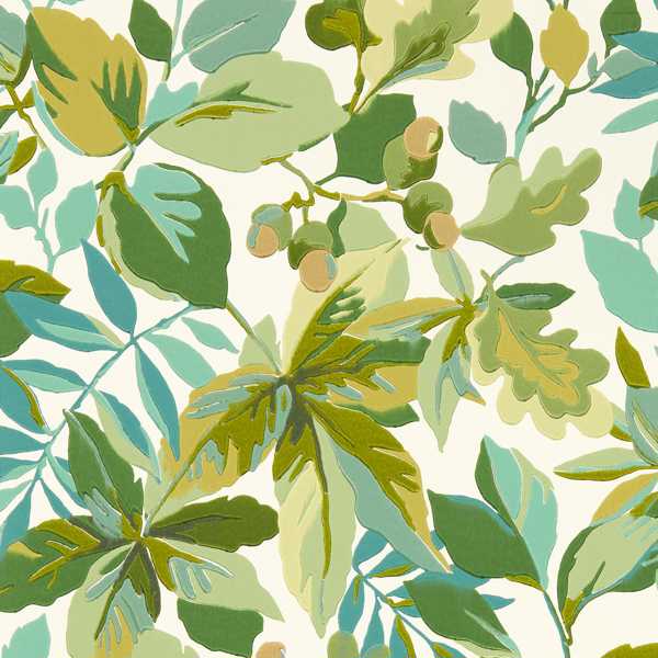 Sanderson Behang Robins Wood Botanical Green