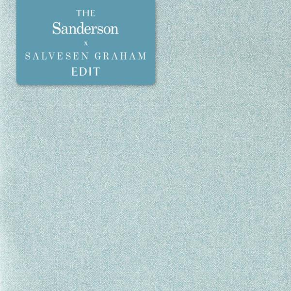Sanderson Tapete Sessile Plain Indigo