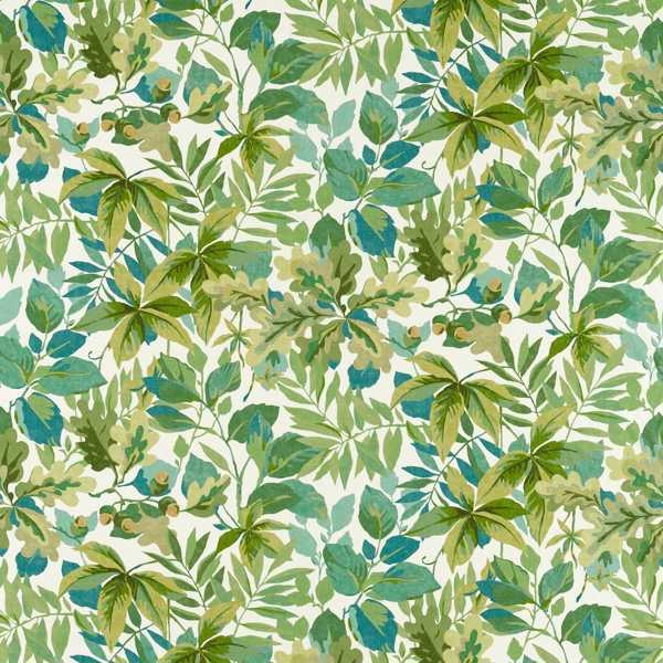 Robin`s Wood Forest Green/Sap Green — Sanderson tygprov