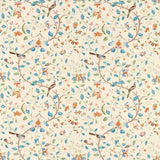 Arils Garden Teal/Russet — Sanderson stofstaal