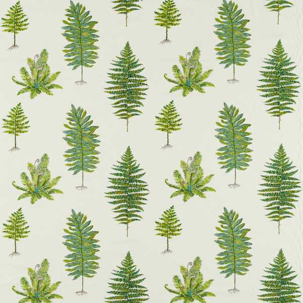 Campione di tessuto Sanderson Fernery Embroidery