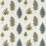 Fernery Embroidery Forest Green — Sanderson tygprov
