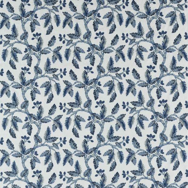 Sanderson Oaknut Stripe Indigo/Multi -kangas