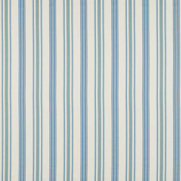 Valley Stripe Indigo/Ivory — Sanderson tygprov