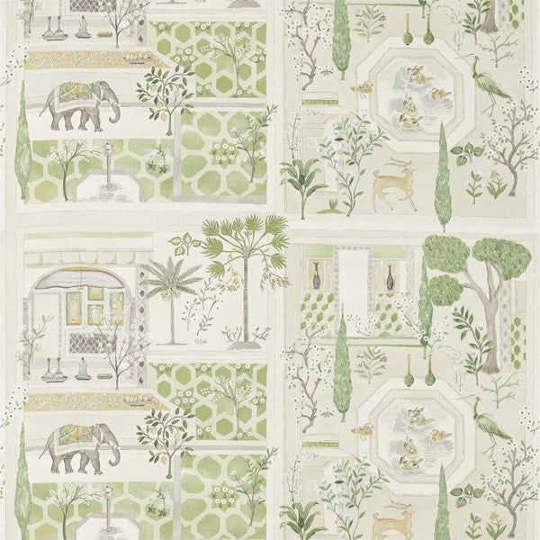 Sultans Garden Garden Green — Sanderson tygprov
