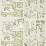 Sultans Garden Garden Green — Sanderson tygprov