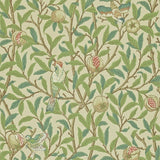 Morris and Co Bird & Pomegranate Bayleaf Cream -tapetti