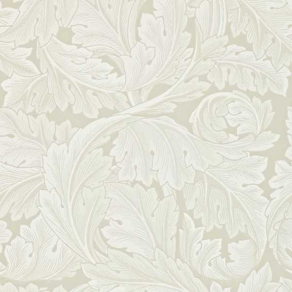 Morris and Co Wallpaper Acanthus Chalk