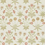 Morris and Co Tapet Daisy Coral Manilla