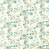Sanderson Stof Andhara Teal/Cream