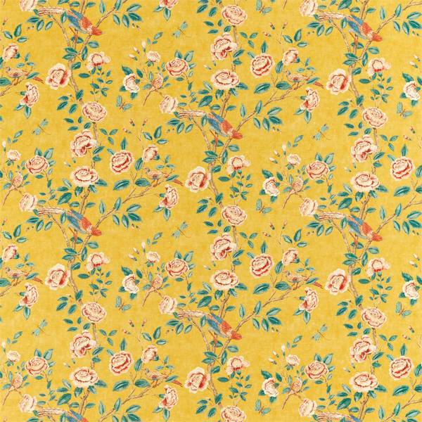 Andhara Saffron/Teal — Sanderson stofstaal