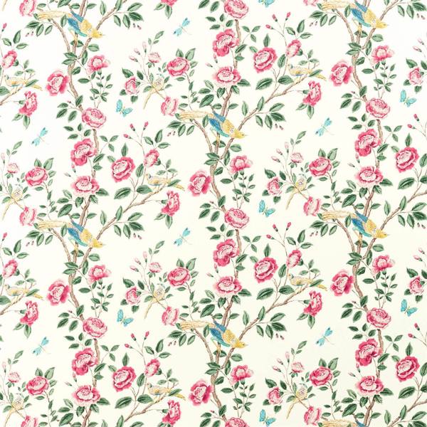 Sanderson Stof Andhara Rose/Cream