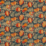 Sanderson Tyg Cantaloupe — Caspian Prints & Embroideries Tumeric/Indigo