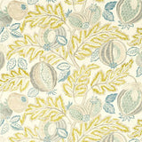 Sanderson Tyg Cantaloupe — Caspian Prints & Embroideries Sumac/Sage