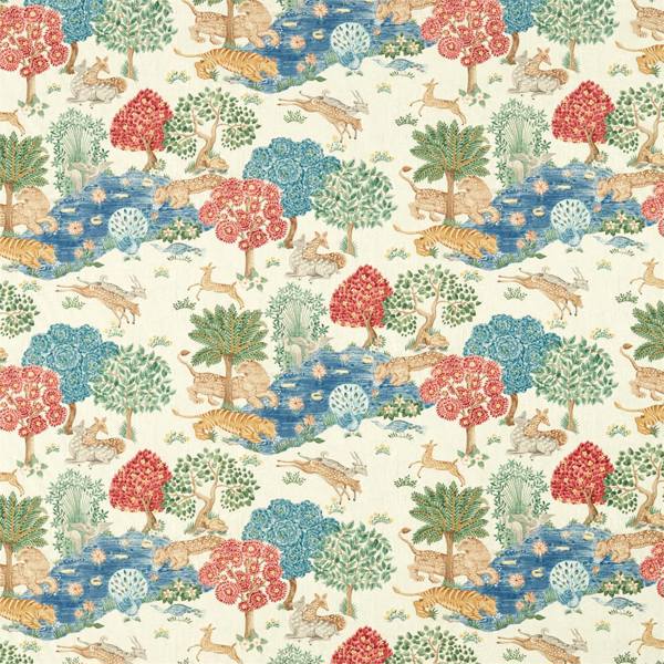 Sanderson Stoff Pamir Garden Cream/Indigo