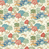 Pamir Garden Cream/Indigo — Sanderson stofstaal