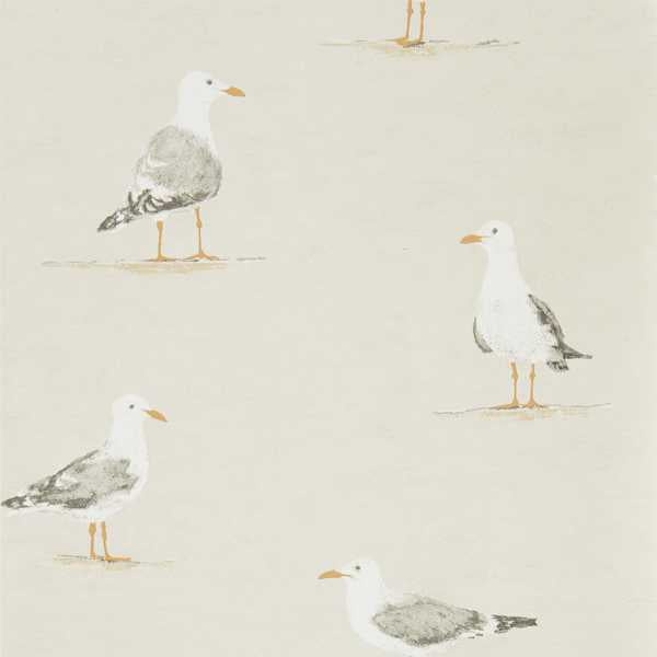 Sanderson Tapet Shore Birds Driftwood