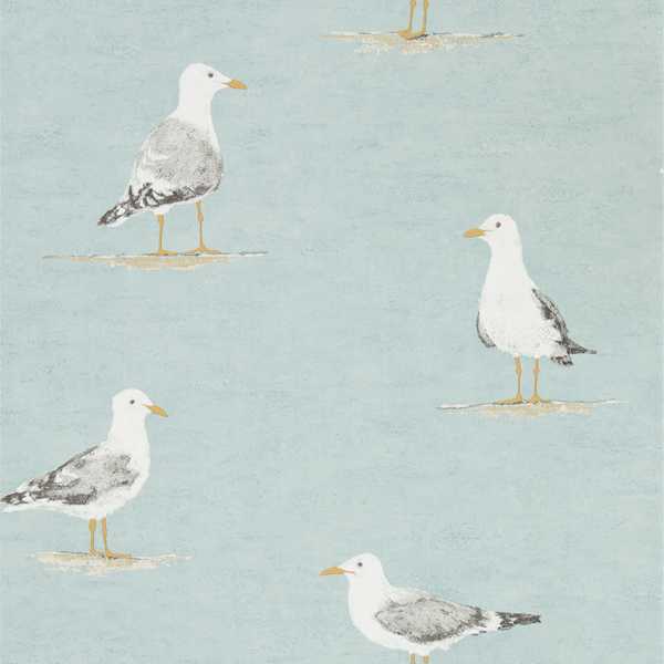 Sanderson Tapet Shore Birds Sky