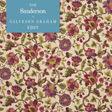 Amanpuri Mulberry/Olive — Sanderson -kangasnäyte