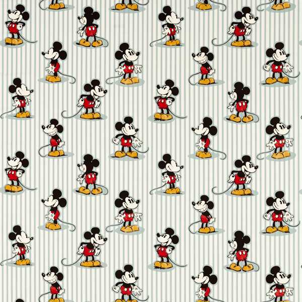 Mickey Stripe Sea Salt — Sanderson -kangasnäyte