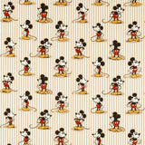 Mickey Stripe Peanut — Sanderson -kangasnäyte