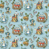 Sanderson Tapete Alice in Wonderland Puddle Blue