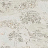 Sanderson Behang Sea Houses Charcoal/Linen