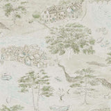 Sanderson Behang Sea Houses Green/Sand