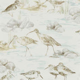 Sanderson Tapet Estuary Birds Mist/Ivory