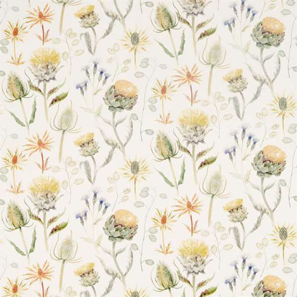 Sanderson Tyg Thistle Garden Ochre/Olive