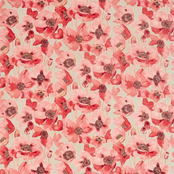 Sanderson Fabric Embleton Claret/Linen
