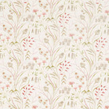 Sanderson Stoff Summer Harvest Claret/Olive