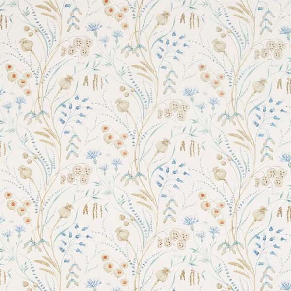 Sanderson Stoff Summer Harvest Cornflower/Wheat