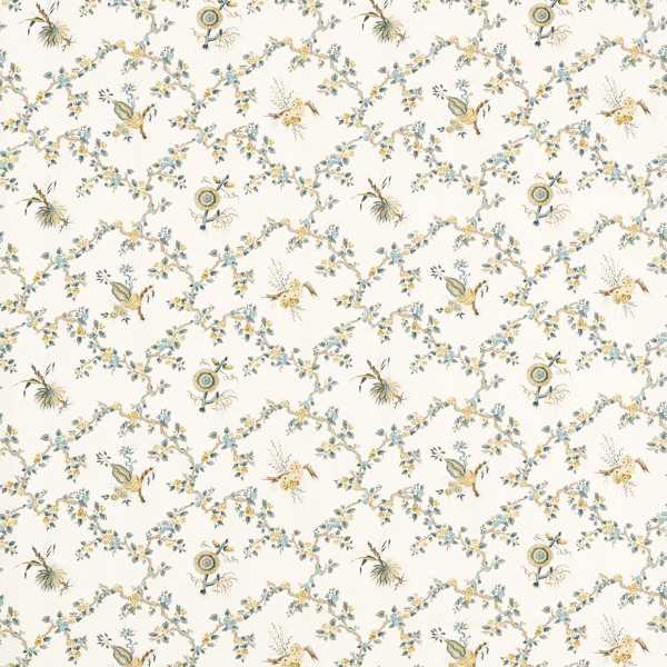 Sanderson Tyg Trelliage Chamomile/Chalk
