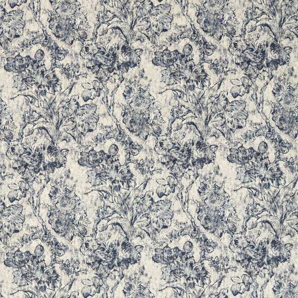 Sanderson Fringed Tulip Toile -kangasnäyte