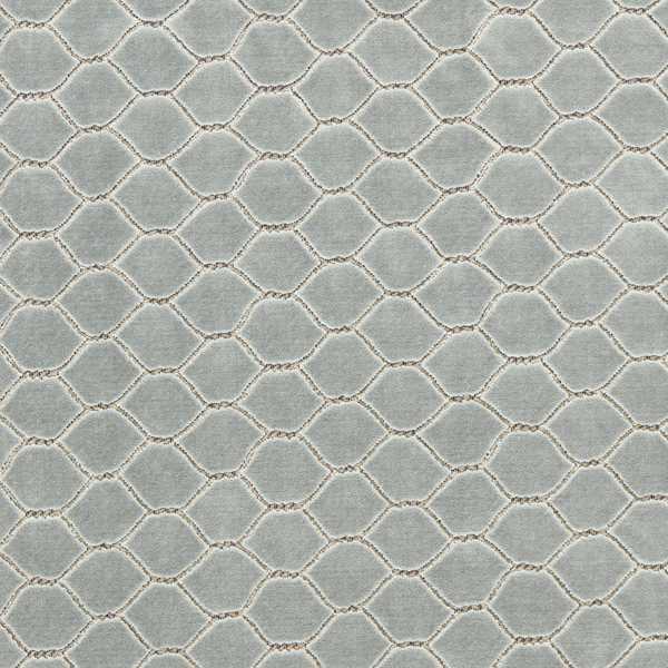 Faraday Velvet Porcelain — Sanderson tygprov