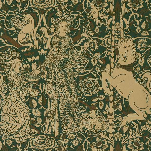 Sanderson Aurelia`s Grail Gobelin Green/Bronze -tapetti