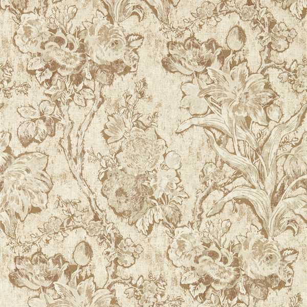 Sanderson Behang Fringed Tulip Toile Jute