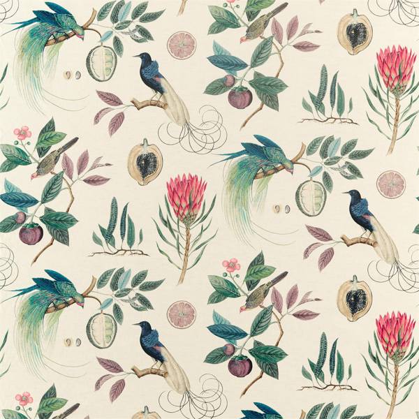 Paradesia Fig/Indigo — Sanderson stofstaal