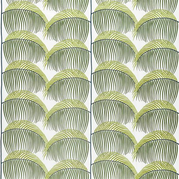 Manila Embroidery Lime — Sanderson Stoffmuster