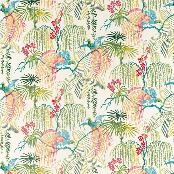 Rain Forest Embroidery Embroidery Tropical — Sanderson tygprov