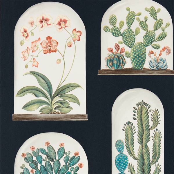 Sanderson Tapete Terrariums Ink/Multi