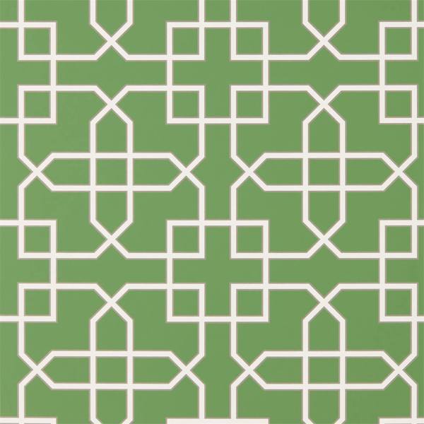 Sanderson Tapet Hampton Trellis Botanical Green